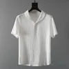 Shirt -Hosen2024 Sommer Männer Fashion Classic Shirt Herren Business Casual Shirts Eine Reihe von Kleidergröße M4XL 240412