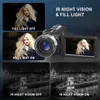 Fånga fantastiska 8K -videor med denna 64MP -videokamera med IR Night Vision, WiFi och 18x Zoom. Perfekt för vlogging på YouTube. Inkluderar 32G SD -kort och fjärrkontroll