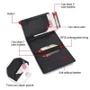 Portefeuilles RFID -kaart portefeuilles magnetische leernaam afdrukken Trifold Zipper Men Cardhouder Hoogwaardige portefeuilles Aangepaste mini -mannelijke portemonnees