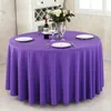 Tabela de mesa cor lisa Tabby toalheira retangular grande redonda el banquet wedding cinza22