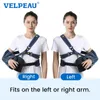 First Aid Supply VELPEAU Shoulder Abduction Sling with Pillow for Hand Injury and Fracture Medical Shoulder Immobilizer Arm Support Universal d240419