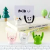 Party Supplies 1/3/5pcs Pig Animal Po Memo Card Clip Holder Desk Name Wedding Favors Place Note Stand Cake Decorate