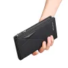 Portfele Nowe RFID Wysokiej jakości prawdziwy skórzany portfel męski Portfel mody długi portfel telefon komórkowy karta kredytowa Portfel Walka sprzęgła