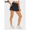 Desginer Alooo Yoga Aloe Shorts Mujer Mujeres Mujeres Mujeres Fitness Pantalones para mujeres/verano Nuevos deportes de secado rápido con bolsillos de una pieza pantalones cortos