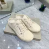 Shoes Boots b Family's Super Fire Canvas Lace Up Headband Half Tug Women's Summer Flat Bottom Versatile Old Dirty Trend