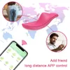 Приложение приложения Bluetooth G Spot Dildo Вибратор женский беспроводной пульт дистанционного управления вибрационным клитором стимулятор секс -игрушка для трусиков женщин