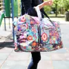 Bags Foldable Travel Bag Women Large Capacity Portable Shoulder Duffle Bag Cartoon Waterproof Luggage Tote Bags with Shoulder Straps