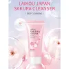 Rengöringsmedel Laikou Gentle Cleansing Sakura Face Cleanser Reparera djup rengöring fuktgivande rengöringsmedel Face Tashing Product Face Care Care