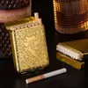 Nowe ulepszone pudełko do przechowywania papierosów, może pomieścić 20 papierosów, retro, solidne i odporne na upadek, prezent męski, kolekcjonerski