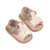 Sandały Baby Girl Buty Bow Knot Soft Bottom Non-Slip Prewalker Buty dla dziewczęcy