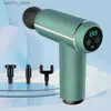 Electric massagers Massage gun 32 speed FasciaBlaster pulse recovery Fascal Gun portable home fatigue relief liquid crystal display for relaxation Y240425