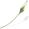 Dekorativa blommor blommor arrangemang levererar simulering vit vas dekorera po props hyacint brud