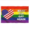 Wholesale Gay Flags 90x150cm Rainbow Things Pride Bisexual Lesbian Pansexual LGBT Accessories Everyone is Welcome Here Flags CPA4205 0417