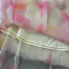 Основные повседневные платья летние сладкие vestidos de mujer tie-dye print 3d цветочная шейка без спины жены элеганты.