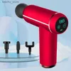 Electric massagers Massage gun 32 speed FasciaBlaster pulse recovery Fascal Gun portable home fatigue relief liquid crystal display for relaxation Y240425