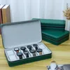 6/10/12 Girds Portable Watch Boxs Organizer с Zipper Classic Style Multifunctional Watch Display Box 240416