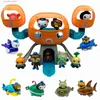 모래 재생 물 재미있는 오리지널 OCTONAUTS GUP 마찰 자동차 장난감 액션 피겨 Barnacles Kwazii Barnacles Peso 크리스마스 선물 아이 목욕 장난감 L416