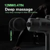 Massagers elétricos Massagem profunda Armas de massagem Impacto de massagem Gun Handheld Back Massage Gun com 8 cabeças de massagem Y240425