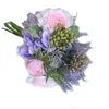 Fleurs décoratives mode Fashion Flower tissu bouquet sans arrosage de scène de scène jolie fausse
