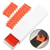 New 100pcs/Box Car Window Glass Clean Scraper Lable Glue Remover Double Edged Plastic Razor Blade Car Wrap Sticker Squeegee