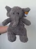 High Quality Grey Fluffy Elephant Plush Toy Baby Animal Kids Toddlers Birthday Gifts Bedding Throw Pillow Soothing Rag Doll