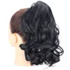 Perruques bouclées humaines Femmes à la mode à la mode Ponde Clip Cliw Wave Curly Natural Natural Fluffy Clip Clip Ponytail