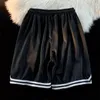Herr shorts amerikansk modemärke sommarsport snabbtorkande harajuku street goth lös casual knälängd bred benbyxor y2k