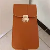 أكياس الكتف 2024 Retro Girl Buckle Coin Presh Women Pu Leather Phone Messenger Bag Fashion One