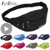 Packs Fanny Pack pour hommes Sac de taille pour femmes Male Femelle Banneau Hip Crossbody Bodly Bum Cross Body Handsbag Téléphone Kangaroo Banano