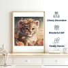 3D Puzzles Tiger Wooden Puzzle Art Unique Animal Shape Puzzle Relief Toys Family for Adults puzzles DIY Leisure Games Childrens 3D Puzzle 240419