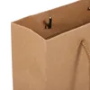 Bolsas de armazenamento 10pcs Bolsa de papel Kraft Presente Favorve Acessório