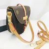 Woman Saddle Shoulder Bags Mini Handbag Designer Bag Floral Crossbody Bags Fashion Saddles Purse Handbags Letters Leather 2024