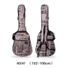 Cases 41/40 Inch Acoustic Guitar Bag 600d Waterresistant Oxford Cloth Newspaper Style Double Padded Straps Gig Bag Guitar Case