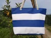 Culca 2024 Super Wild Rope Fashion Canvas Bag sulla spiaggia della spiaggia per la protezione ambientale a strisce