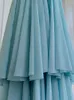 Повседневные платья Halter 3D цветочный дизайн жемчужина с плиссированной для женщин легкие роскошные элегантные платья с высокой талией 2024 одежда 3WQ7508