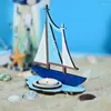 Candlers Holder Summer Sailboats en forme de chandeliers en forme de tituc