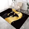 Wholesale Crystal Velvet Simple Living Room Large Carpet Light Luxury Bedroom Bedside Full Shop Advanced Wear-Resistant Stain-Resistant Non-Slip Floor Mat