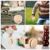 12 PCs Outdoor Play Toys Kids Yoyo Ball Zeichnung mit Jo-Yo-Bällen Playthings Holzkreatives Kleinkind 240416