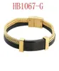 rostfritt stål smycken hela mode läder armband dubbelkedja designer armband mode mens armband designer armband je46037284210