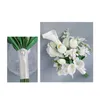 Flores decorativas yysd Flor artificial Ramos de novia para la novia para la novia Browet Boda rústica