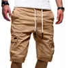 Herren -Shorts Männer Shorts Frachtshorts Sommer männliche Klappen Taschen Jogger Shorts Casual Military Tactical Cargo Shorts für Männer 240419 240419