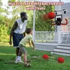 Cerceau de basket-ball en plein air pour enfants cerceau de basket-ball de basket-ball intérieur avec 3 balles pour 3 4 5 6 7 8 9 10 11 12 ans 240418