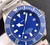 U1 Top-klass AAA Black Bay Pelagos Titta på Superclone Factory Rivet Band Watches Män