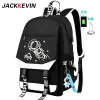 Tassen Astronaut Cosplay Backpack Schooltas voor tienerjongens Student Boys Book Pack grote capaciteit waterdichte reis rugzak nylon tas