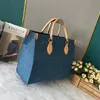 Sac fourre-tout de créateur de sacs à main de mode pour femmes M46871 Blue Denim Sacs d'épaule 10a Mirror Quality Localiers Sac à guichets Femme Portefeuille Sacs à main