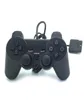 Poignée du contrôleur câblé pour le mode de vibration PS2 Contrôleurs de jeu de haute qualité joysticks Produits applicables PS2 HOST BLACK Color9963575