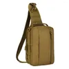 Rucksackmänner 1000d Nylon 4 verwendet Brust Umhängetasche Kleine Daypack Travel Camouflage Casual Military Bags Sling Rucksack Racksack