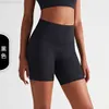 Desginer Aloe Yoga Shorts Woman Pant Top Women Nude Summer No t Pants Womens High Waist Fitness Shorts Honey Peach Hip Tight Sports Trips