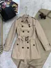 Dames Trench Coats Designer Dames Short Wind Breakher Coat 910R