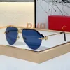 2024 Neue Sonnenbrille von höchster Qualität Mode -Brillen Designer für Sonnenbrille Damen Halten Sie echte UV400 polarisierte Linsen Herren Retro Brille Original mit Box